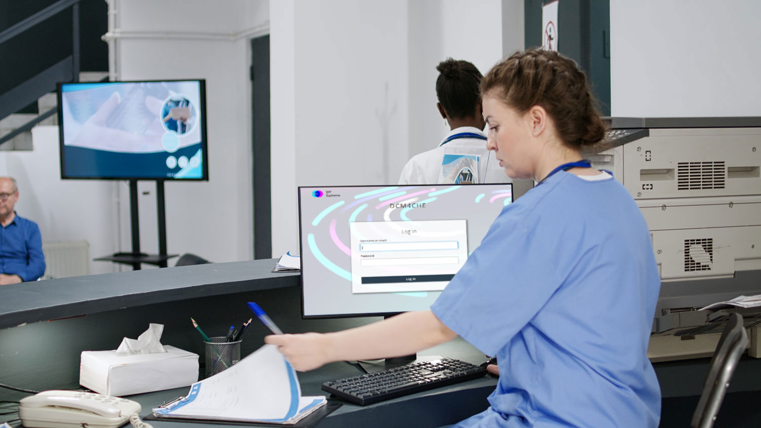 k_ret_medical-assistant-working-on-appointments-at-regis-2023-11-27-05-14-48-utc