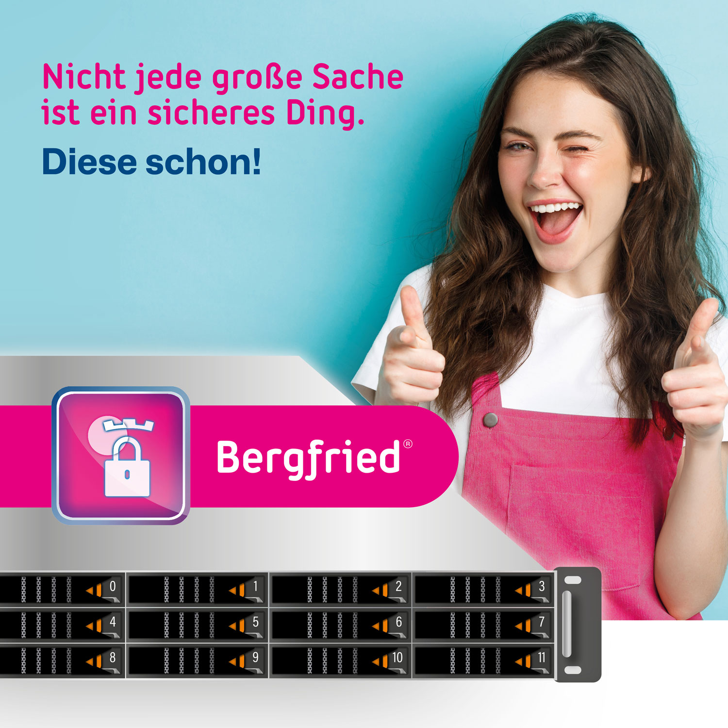 bergfried-aufkleber Bergfried Backupserver